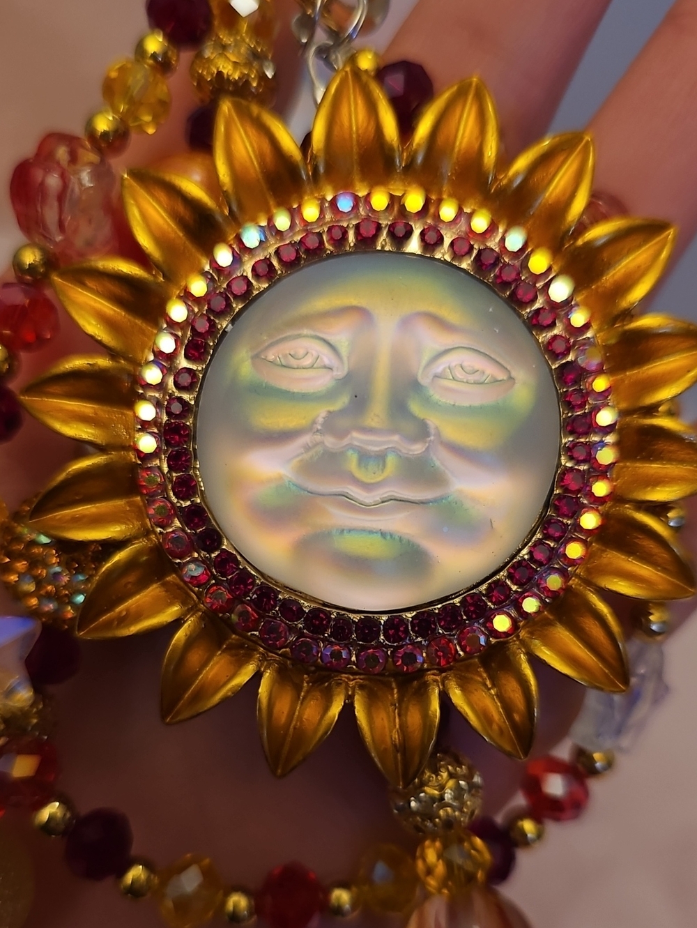 Sunflower Purse Charm